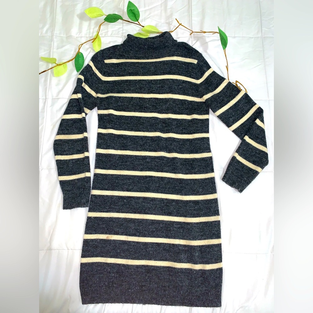 Long sleeve mock neck dress